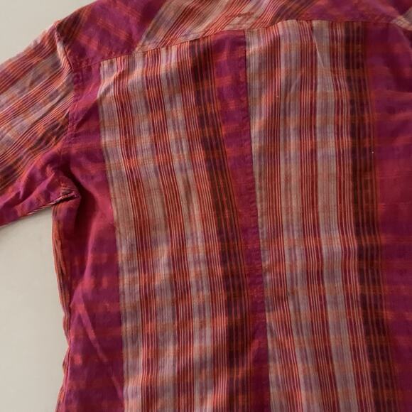 Women's Pearl-Snap Western Patagonia Top Cowgirl Size 8 - Picture 5 of 7